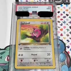 Jigglypuff #54 1st Edition PSA 9