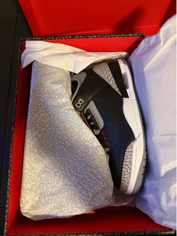Black cement 3s size 8
