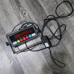 Prime Scales Indicator AND Industrial  floor scale w/ramp, 5000 lbs