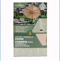 Elemental Outdoor Covers Taupe Polyester Offset Umbrella Cover Bag 76" x 30"