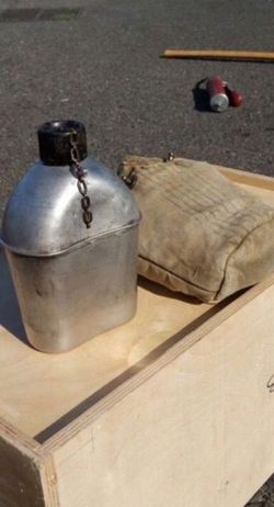 Antique water bottle