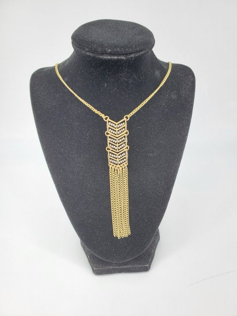Long metal necklace Clearance