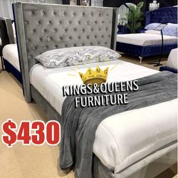 New Queen Bed Frame With Mattress $430