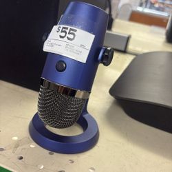 Blue Cordless Microphone 