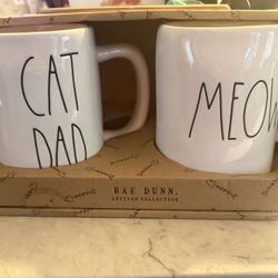 Mug Set - Cat Dad