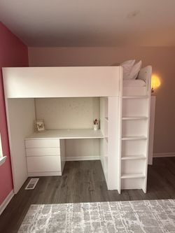 Loft Bed With Desk - IKEA
