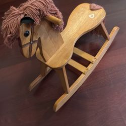 Wood Rocking Horse