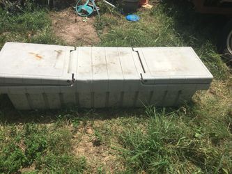 Plastic truck tool box