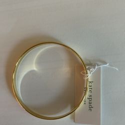 2- 14k Yellow Gold Plated Bangle Bracelets