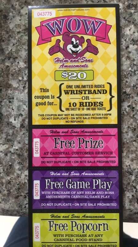Tulare County Fair Wristbands