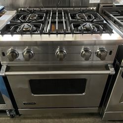 Viking Stainless Steel Built In Stove