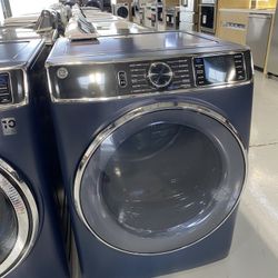GE Blue Sapphire 7.8 Cu. Ft. Smart Front Load Electric Dryer