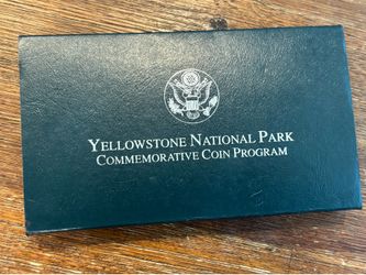 1999 Yellowstone National Park Proof Silver Dollar w/ Box & COA