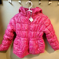 Minnie Mouse Hooded Puff Jacket for Kids Size 7-8