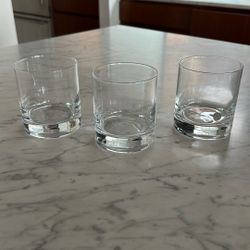 Set of 3 Luigi Bormioli Italy Glasses