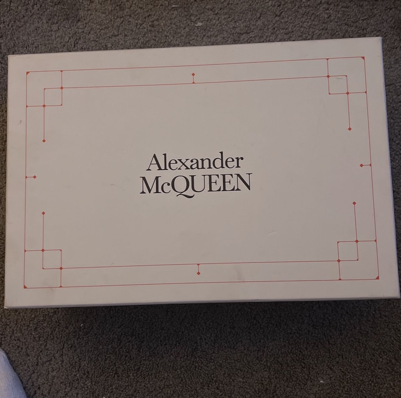 Alexander McQueen Oversized Sneaker 'Lead Crocodile Suede