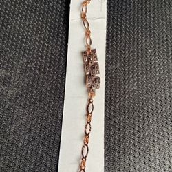 luxury copper bracelet jewelry for Women  Advantages of copper jewelry: 1- reducing arthritis 2- reducing joint pain and inflammation  3- fat reductio