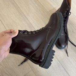 Express Burgundy Boots