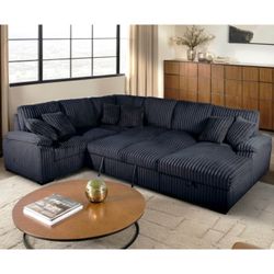 Black Sofa Sectional Sleeper