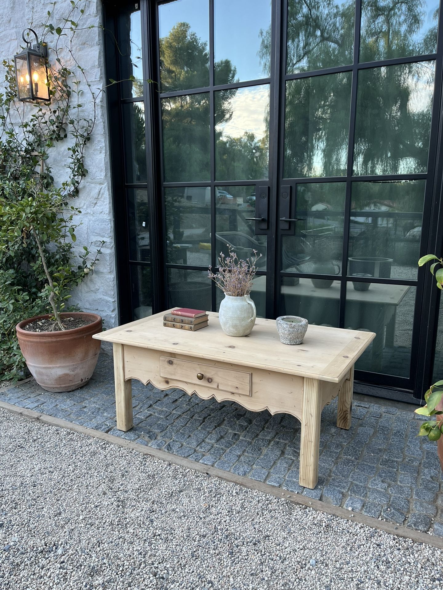 Primitive Pine Coffee Table