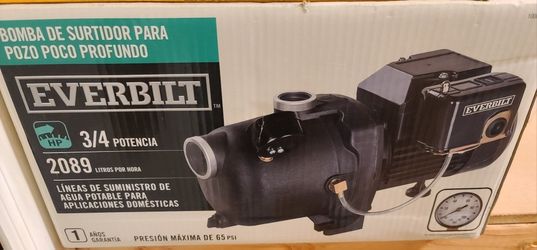 Everbilt 3/4hp Shallow Well Jet Pump
