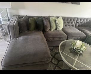 U Sectional Gray
