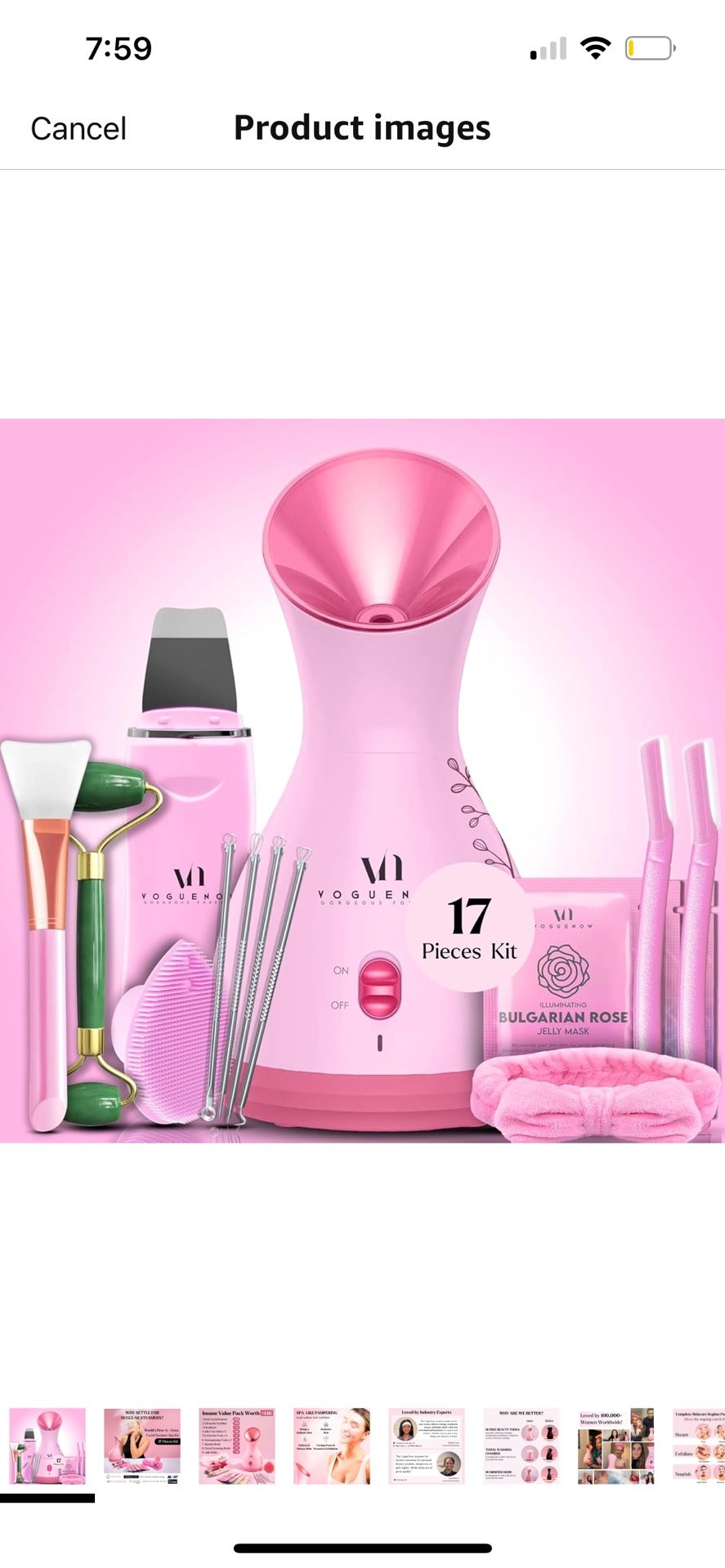 Facial Steamer Spa Kit Cheap/amazon