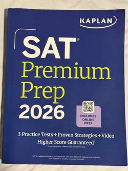 SAT Prep Books 2026 – Like New – Never Used