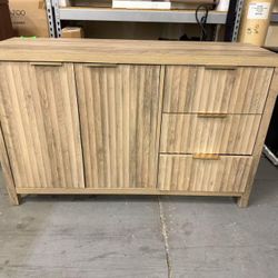 New Sideboard Buffet Cabinet with Storage, 47" Modern Credenza with 3 Drawers