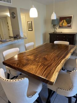 Custom Live Edge Tables ~ Exotic Hardwoods