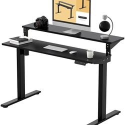 PLEASE READ DESCRIPTION! FLEXISPOT EF1 2 Tier Standing Desk with