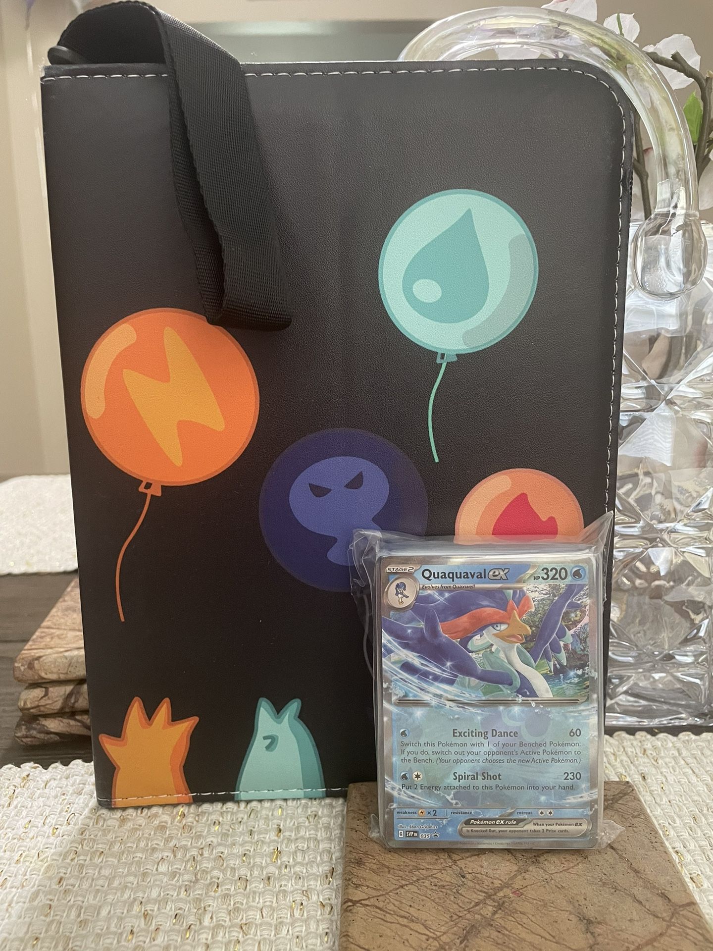 Pokemon Binder With Zipper & 50+ Cards