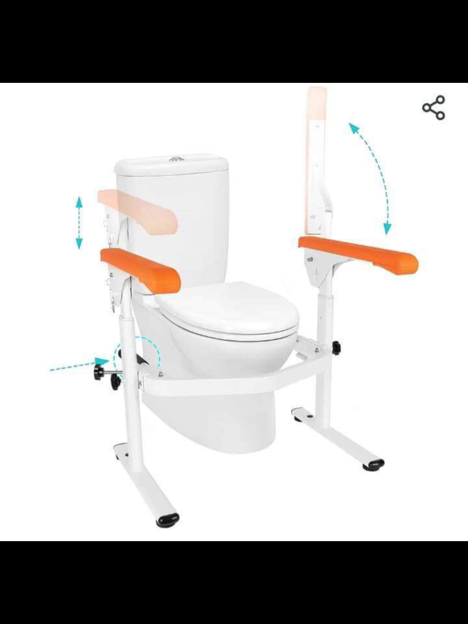 New Toilet Safety Rails - Turlock