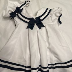 Sailor Dress And White Dress (used as flower Girl Dress)