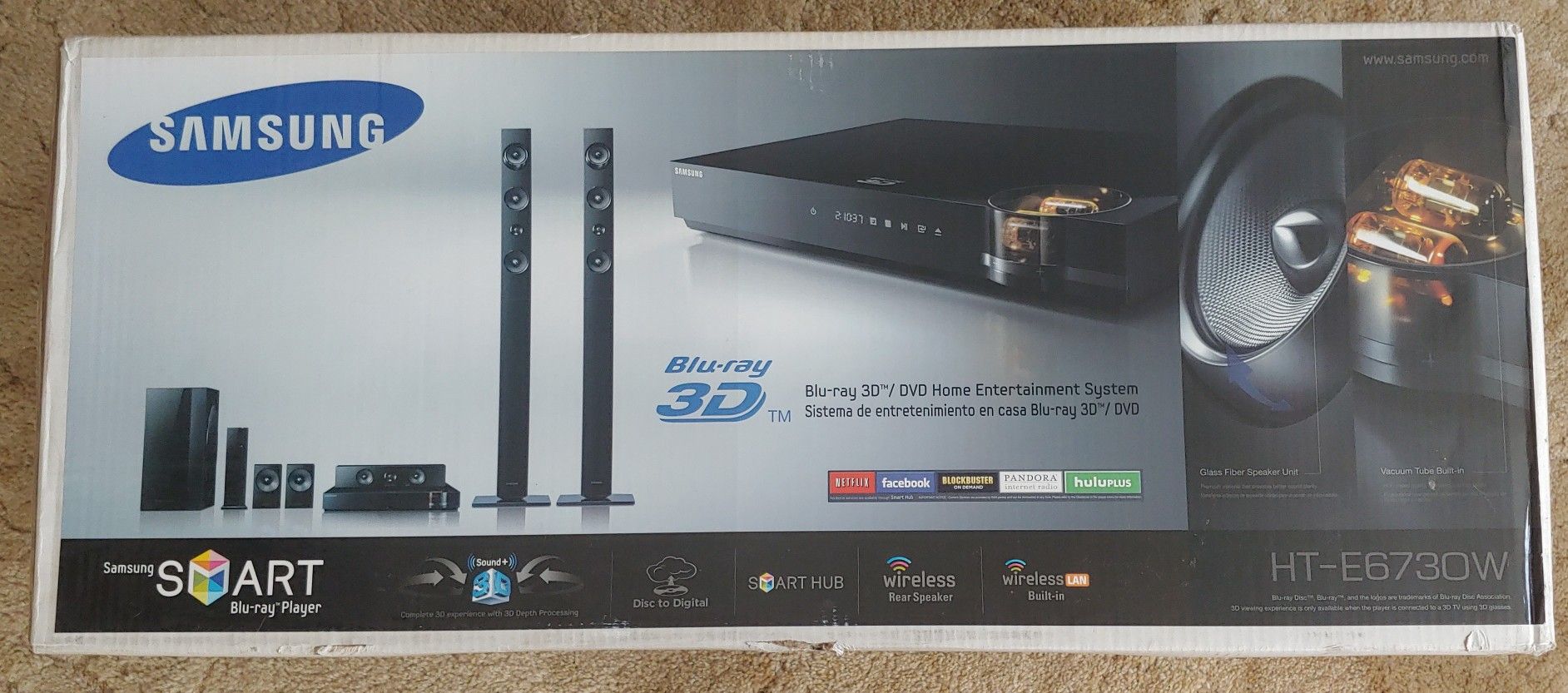 Samsung 1330-Watt 7.1 surround sound and blu-ray player