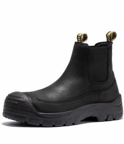 BRAND NEW ROCKROOSTER Men's Slip On Work Boots, 6" Composite toe Chelsea Work Boots size 10.5