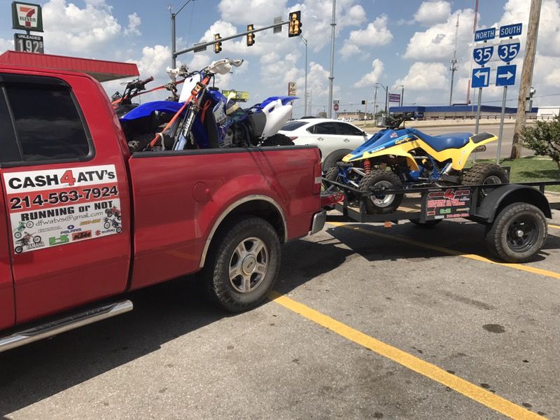 Cash4atvs 4 wheelers etc.