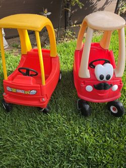 2 little Tikes red cars Glendora pick up