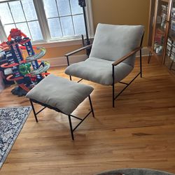 Denver Modern Vail Lounge Chair & Ottoma