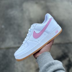 Nike Air Force One Low Color of The Month White Sz 11 