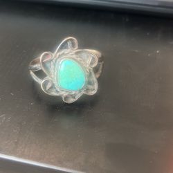 Vintage turquoise baby bracelet