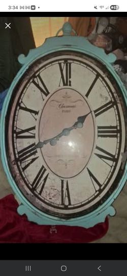 Home Accents Sonia Oval Wall Clock