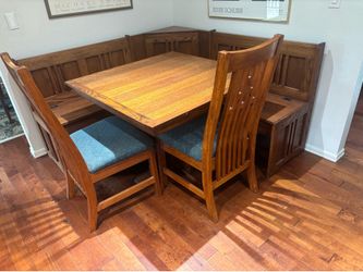 Custom Kitchen Table with 2 chairs and 2 benches