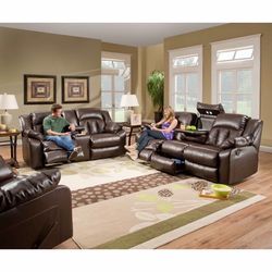 Storage Recliner sofa + chair