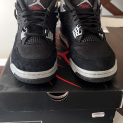 Jordan 4 Retro SE ‘ Black canvas’ SIZE 9 Men DH7138-006