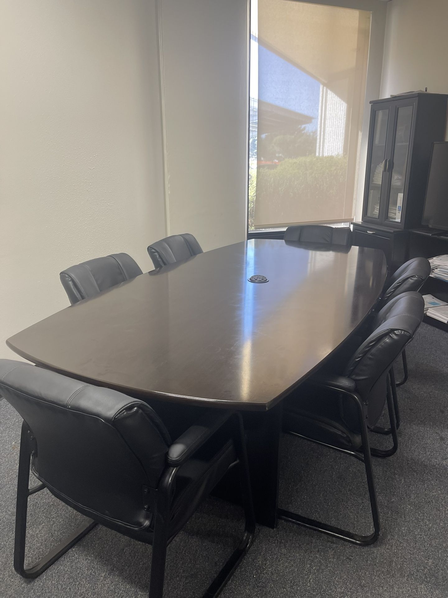 Bush Business Conference Table w/ 6 Chairs