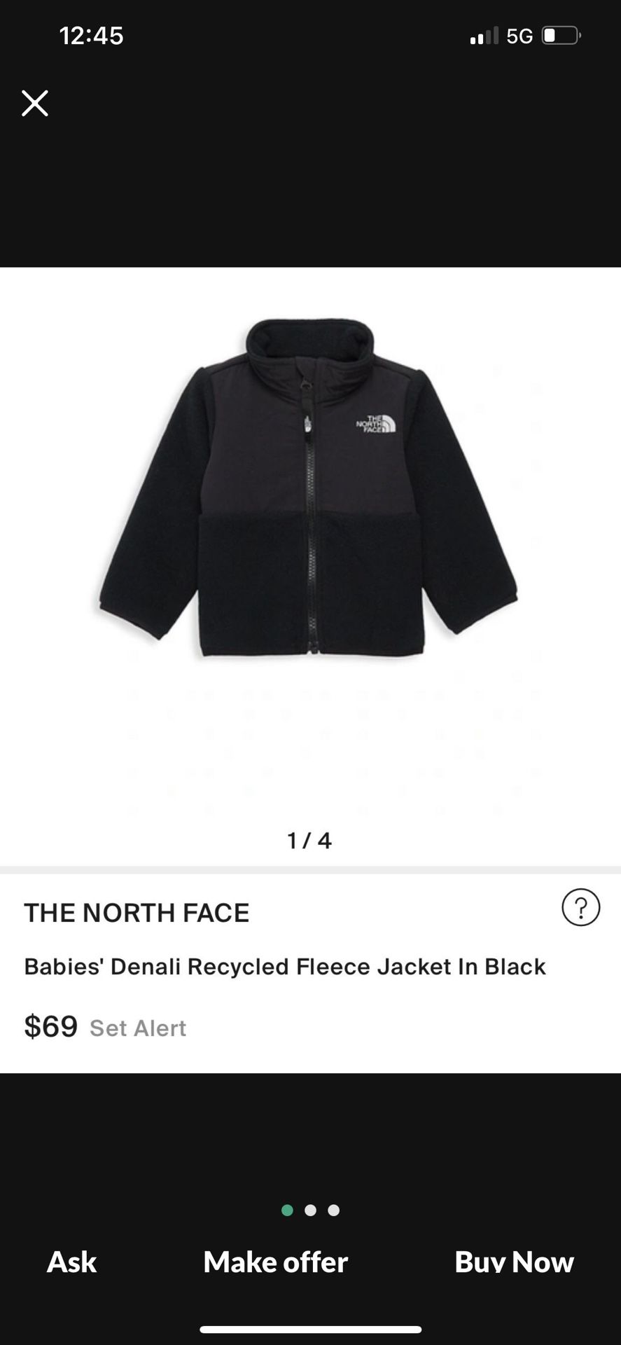 3-6 month baby the north face jacket