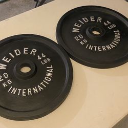44 Lb Olympic weight Plate Set