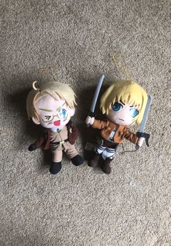 Attack on Titan:Armin and Hetalia:America Dolls