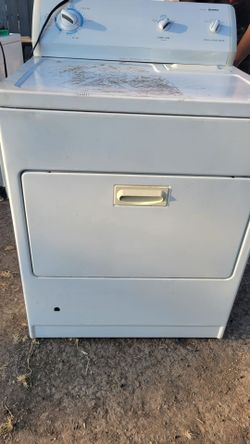 DRYER GAS WORKS EXCELLENT SELLING BECAUSE MY WASHER BROKE AND I BOUGHT A NEW SET